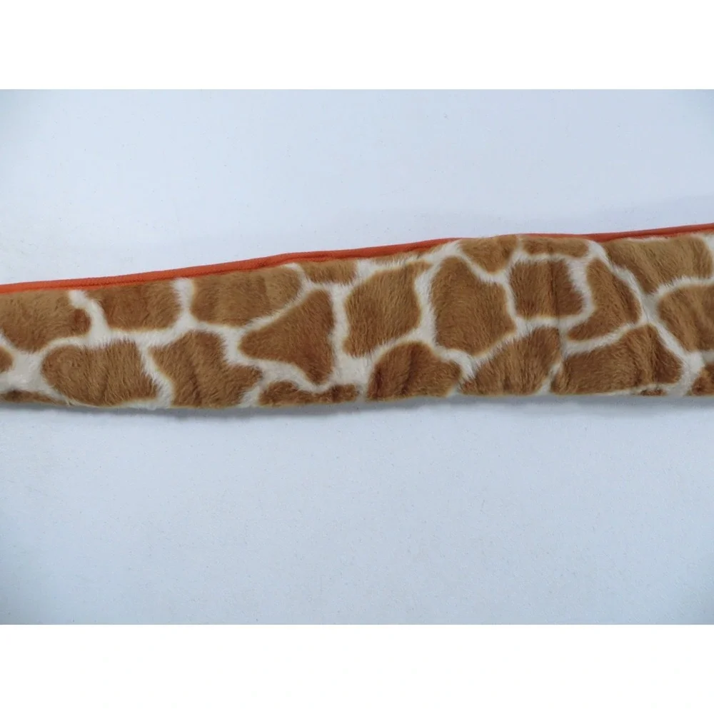Vintage Giraffe Print‎ Fleece Orange Satin Lined Rifle Shotgun Sock Case Bag 48